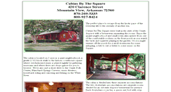 Desktop Screenshot of cabinsbythesquare.com
